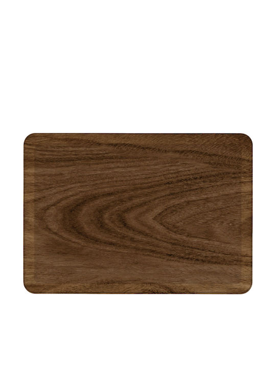 Ankor Kunststoff Rechteckig Serviertablett in Braun Farbe 30x21.5x2cm 848560 1Stück