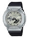 Casio G-shock Αναλογικό/Ψηφιακό Ανδρικό Ρολόι Μπαταρίας με Μαύρο Μεταλλικό Μπρασελέ
