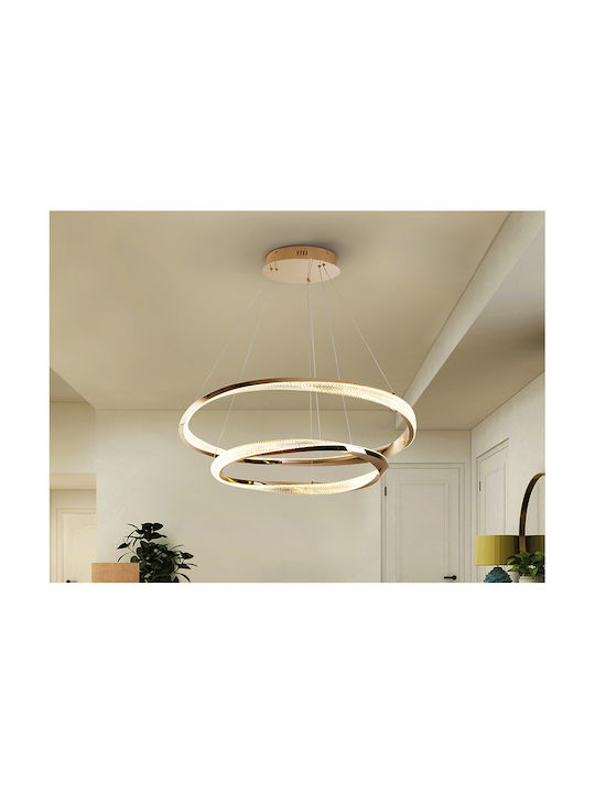 Orbitas Reglabil Lustră Auriu LED