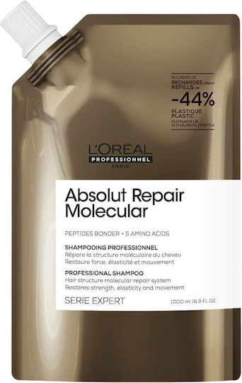 L'Oréal Professionnel Absolut Repair Molecular Nachfüllung Shampoos für Beschädigt Haare 1000ml
