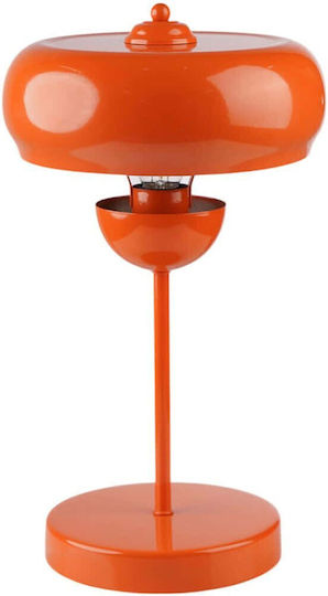 Opviq Table Lamp for Socket E27 with Orange Shade and Base