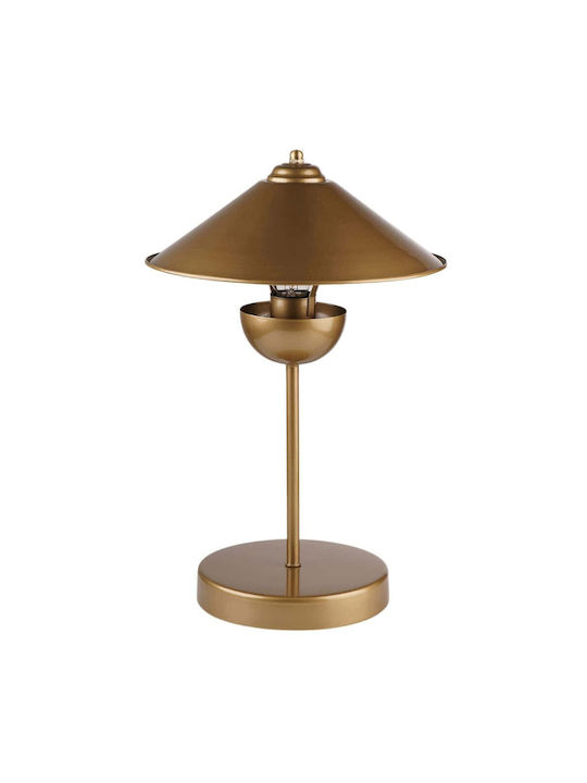 Opviq Table Lamp for Socket E27 with Yellow Shade and Base