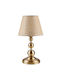Opviq Table Lamp for Socket E27 with Beige Shade and Base