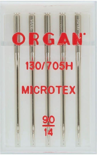 5 Microtex Organ Household Sewing Needles 90 Needle Fineness