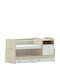 Faktum Colette White Crib With Mattress And Drawer