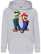 Hanorac Bluze Și Hanorace Pentru Copii Super Mario Tralala Super Mario 06 Gri