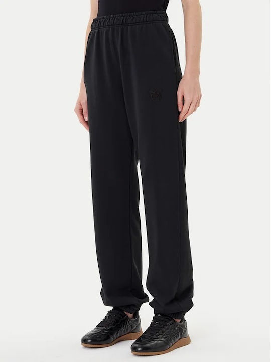 Pinko Pazzo Women's Fabric Trousers Black