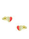 Senzio Belibasakis Kids Earrings Studs Hearts from Gold 9K