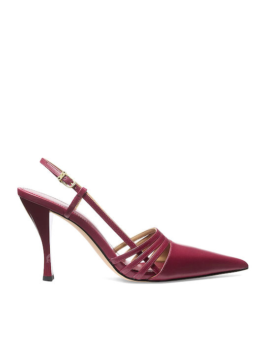 Michael Kors Haisley Sling Pantofi cu toc Burgundy