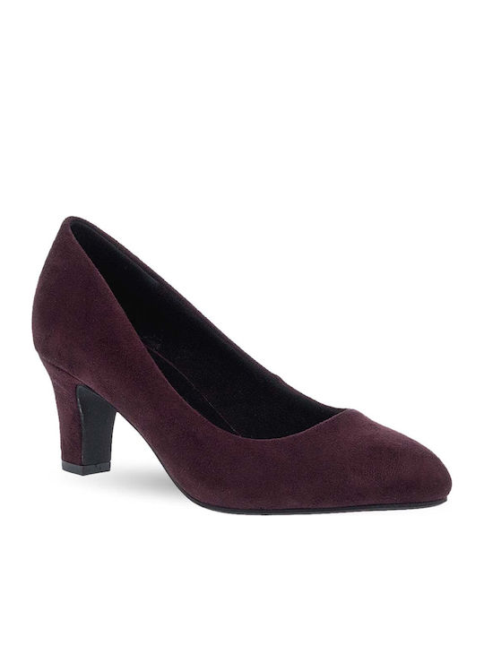Parex Suede Γόβες Μπορντό