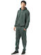 Sweatshirt with Hood Cypress Green