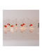 10 Lights LED Warm White Battery in String 1pcs