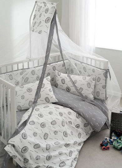 Vesta Home Bettdecke Für Krippe Baumwolle Gray 110x150cm