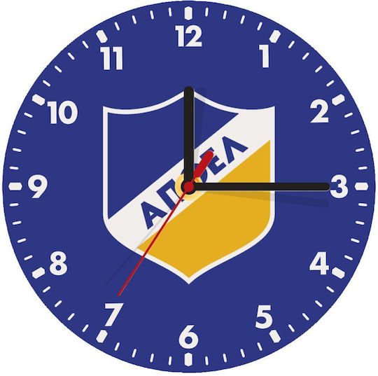 Koupakoupa Fc APOEL of Nicosia Wall Clock Wooden