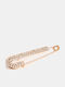 Strass Brosche Gold Gold