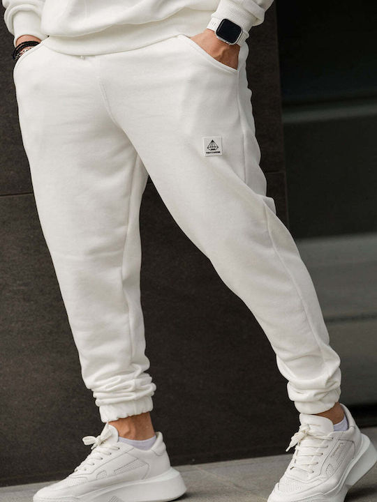 Tony Couper Παντελόνι Φόρμας Ecru White