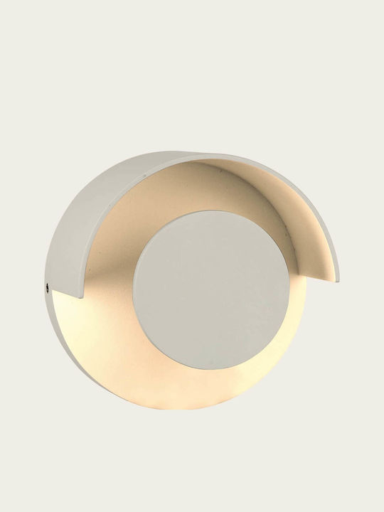 Zambelis Lights Водоустойчиво Стенно Външно Осветително Тяло Бяло