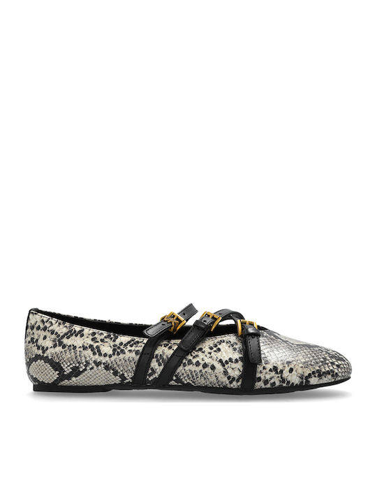 Ballerinas Indy Flex With strap Beige