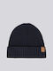Beanie Ανδρικός Σκούφος με Rib Πλέξη σε Μπλε χρώμα
