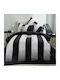 Vesta Home Duvet Cover Set Cotton Queen with 2 Pillowcases 230x240 200