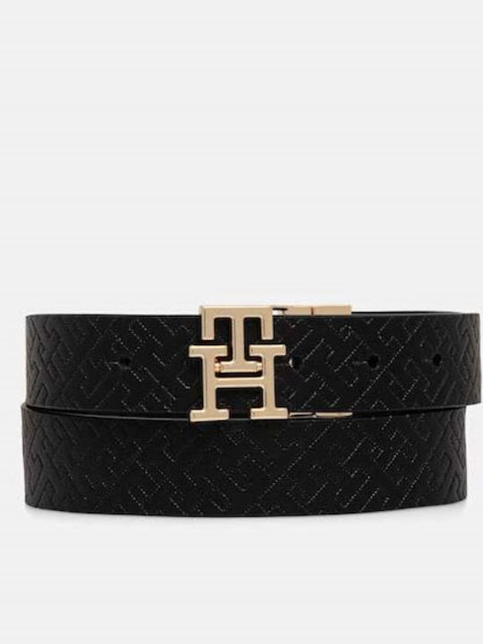 Tommy Hilfiger Leather Women's Belt Black