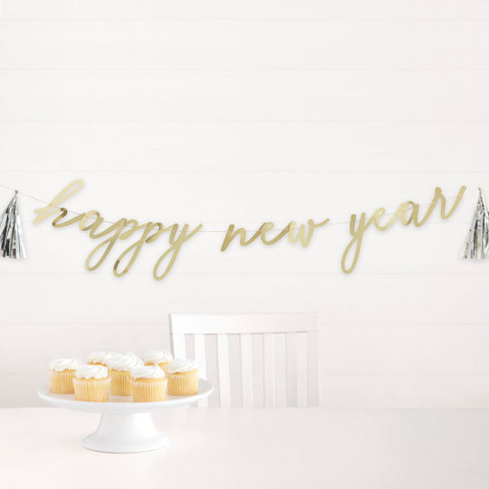 Γιρλάντα Γράμματα Happy New Year 2,74μ