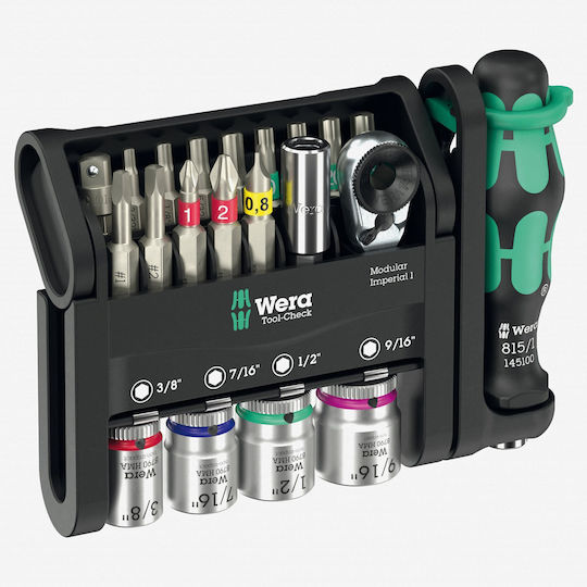Wera Tool-Check Modular Imperial 1 Caseta cu 21 Unelte