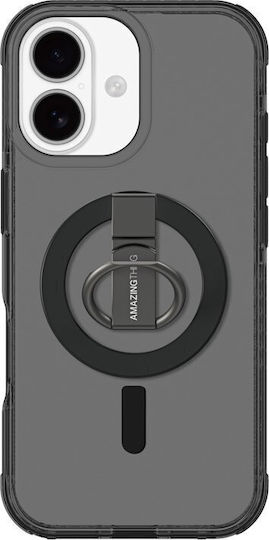 AmazingThing Titan Pro Grip Ring Back Cover Μαύρο (iPhone 17)