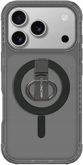 AmazingThing Titan Pro Grip Ring Umschlag Rückseite Schwarz (iPhone 17 Pro Max)