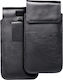 Back Cover Piele Negru (Galaxy A12Redmi Note 9Nokia 8.3)