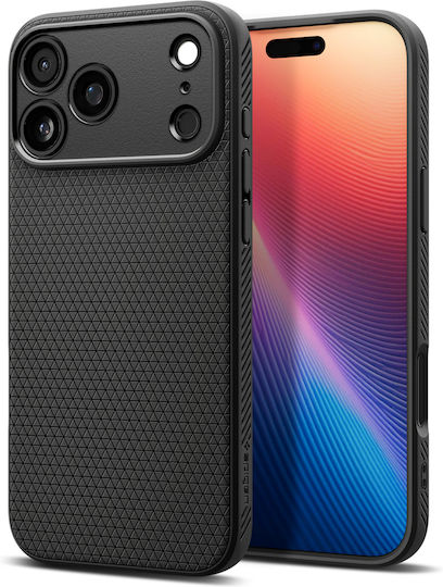 Spigen Liquid Air Back Cover Silicone Matte Black (iPhone 17 Pro)