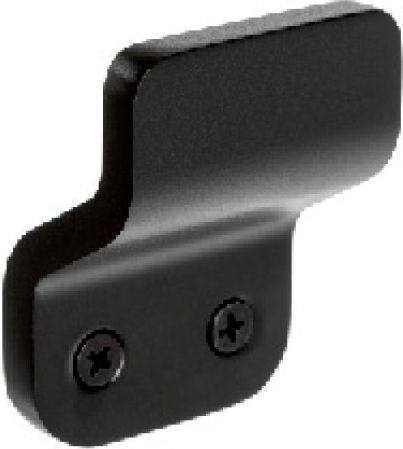 Dimitracas Single Wall-Mounted Bathroom Hook Silver