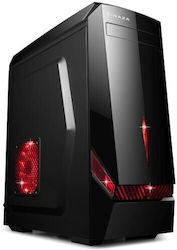 Inaza X-Blade Gaming Midi Tower με Πλαϊνό Παράθυρο