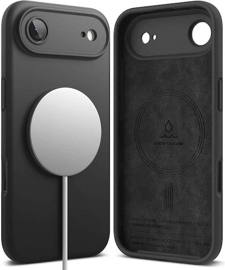 Ringke Magnetic Umschlag Rückseite Silikon Schwarz (iPhone Air)