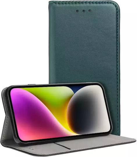 Techwave Smart Book Leather / Silicone Green (Moto G24 / G04 / G04s)