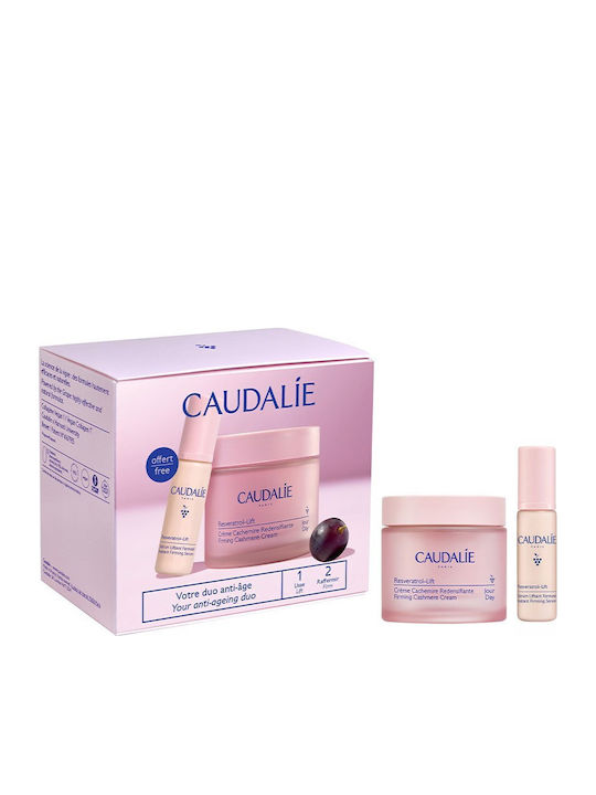 Caudalie Resveratrol-Lift Cashmere Skin Care Set for Αnti-ageing & Firming 2pcs