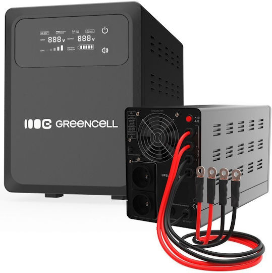 Green Cell Power Supply AVR UPS 1500VA 1000W