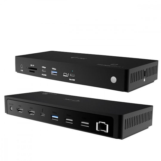 i-tec Thunderbolt 4 Docking Station with HDMI 4K PD Ethernet Black (TB4TRIPLEDOCKPD)