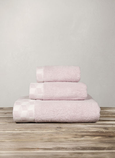 Nima Handtuch Luxe 40x60εκ. Pink Gewicht 600gr/m²