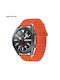 Sonique Curea Silicon Portocaliu (Galaxy Watch4/5/6/7/FE/4 Classic/6 Classic/5 ProHuawei Watch GT2 / GT3 (42mm) / GT3 Pro (43mm)Amazfit GTS 4)