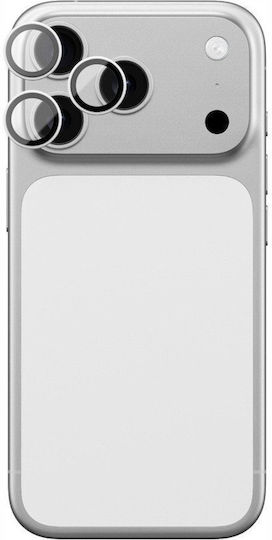AmazingThing Протектор за камера Закалено стъкло Сребрист за iPhone 17 Pro, iPhone 17 Pro Max