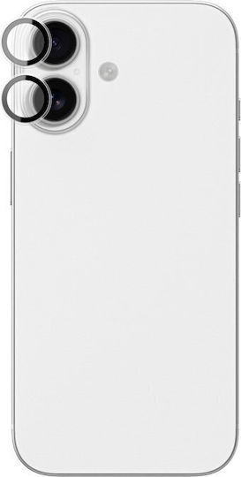 AmazingThing Προστασία Κάμερας Tempered Glass Μαύρο για το iPhone 17