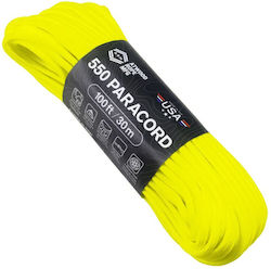Atwood Ropes Mfg Rope 550 Paracord 100 Ft Neon Yellow