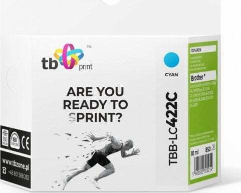TB Print Compatible Toner for Laser Printer Brother TBB-LC422C Cyan