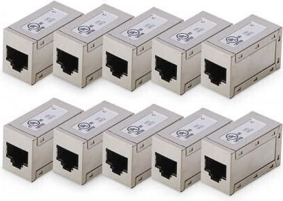 Аксесоари за Мрежи Digitus Модулна Куплунг Cat 6 Екранована 10 Бройки