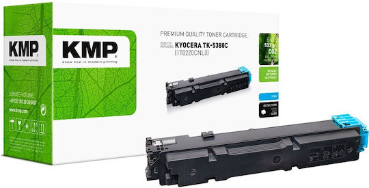 KMP Compatible Toner for Laser Printer Kyocera TK-5380C Cyan