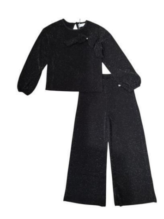 Kids' Set with Pants Winter 2pcs Black