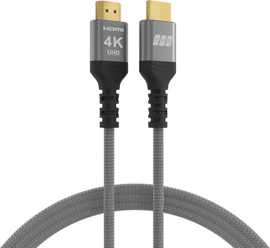 EFB HDMI 2.0 Premium High Speed 4K 60Hz HDR Kabel HDMI-Stecker - HDMI-Stecker 3m Grau