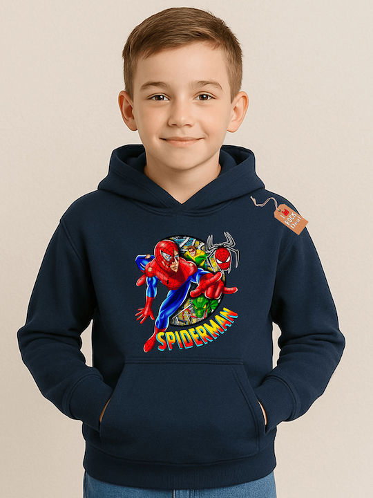 Rock Deal Bluza Cu Glugă Pentru Copii Albastru ...