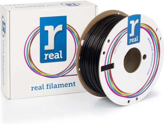 Real Filament Filament Pentru Imprimante 3D PLA Reciclat 2.85mm Negru 1kg 1 Bucată Bobină